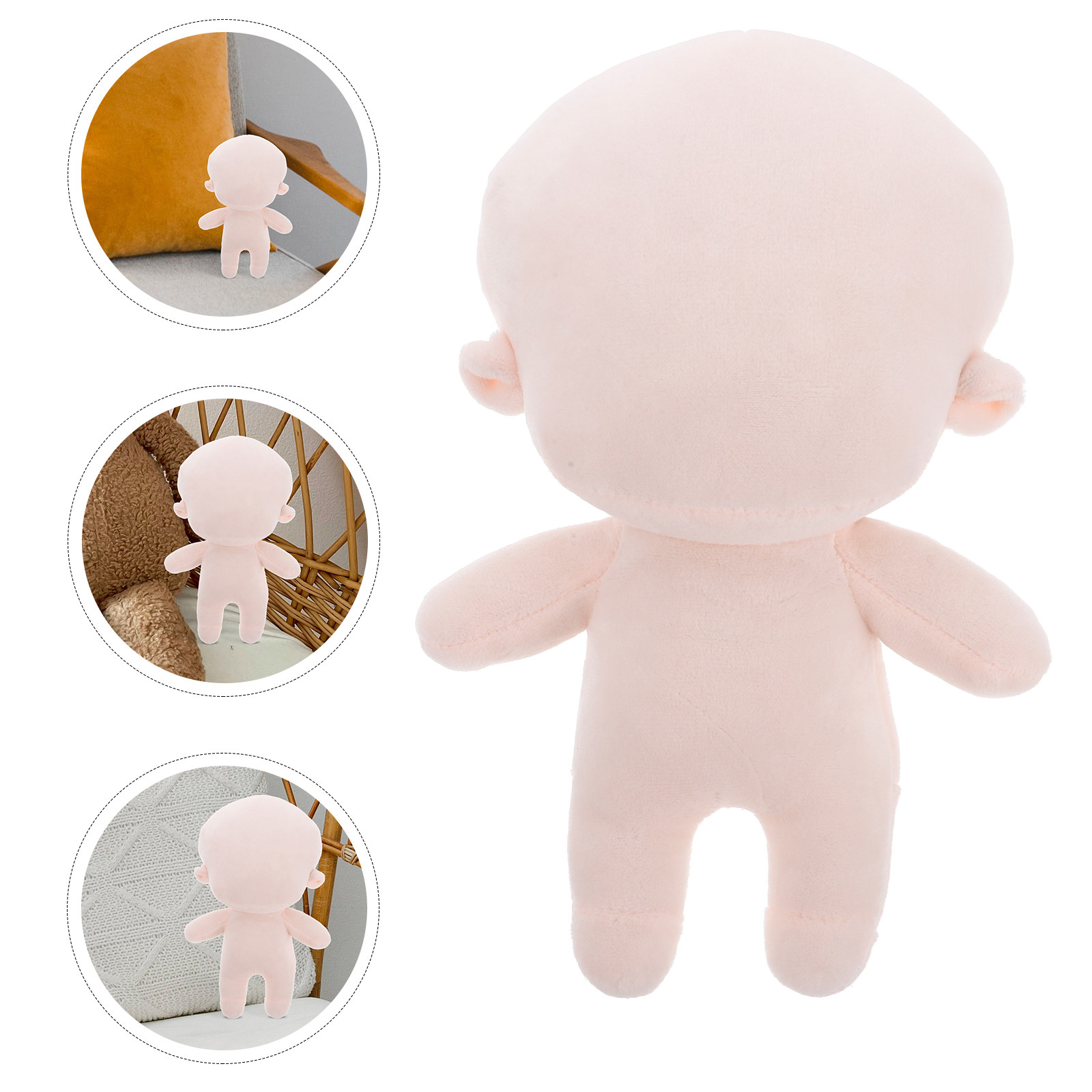 Textile For Sewing - Cotton Blank Body Soft Stuffed Cloth