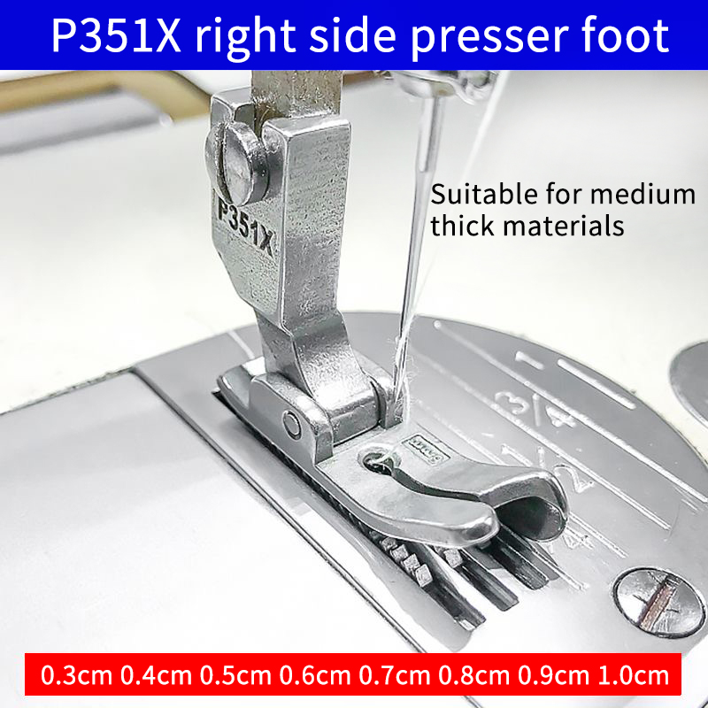 Textile Sewing Machines - Industrial flat sewing machine right blocking