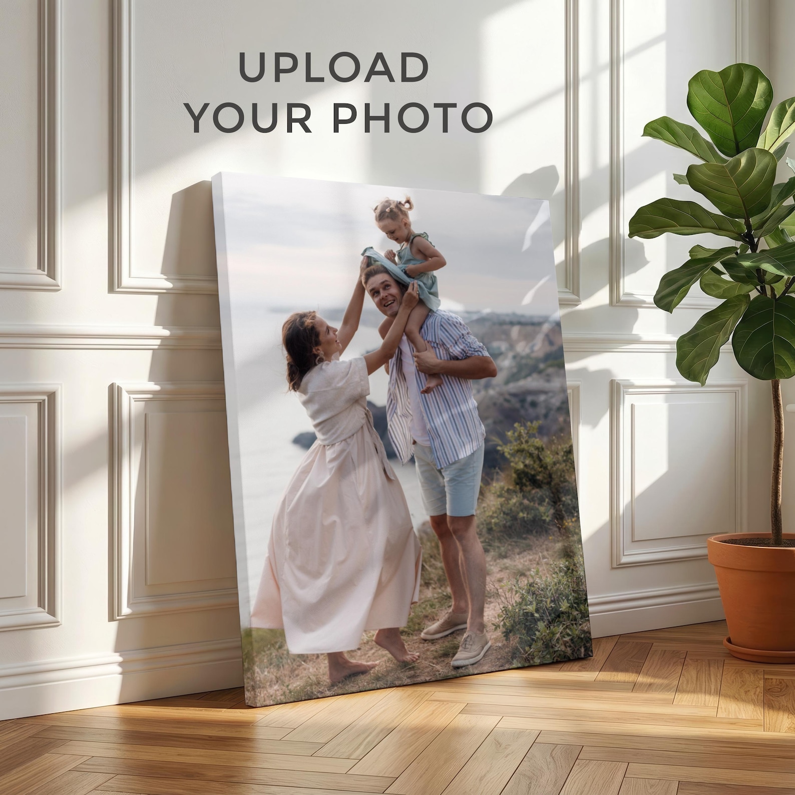 Sewing Custom - Personalized Photo Canvas, Custom Family Wall