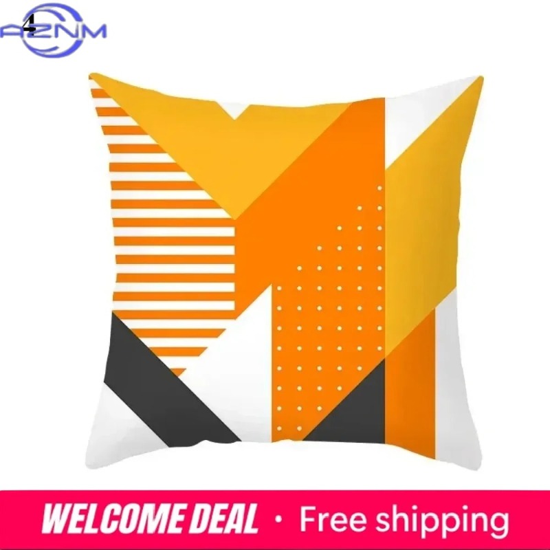 Boho Orange Abstract Cushion C - Century Textile & Sewing Supply Saskatoon Sk review and price