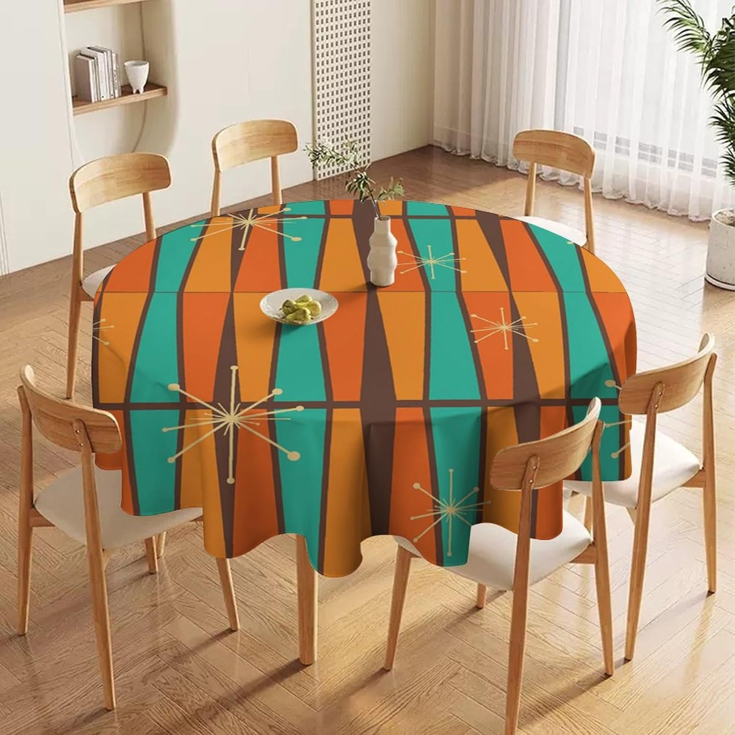 Mid Century Modern Orange Yell - Century Textile & Sewing Supply Saskatoon Sk review and price