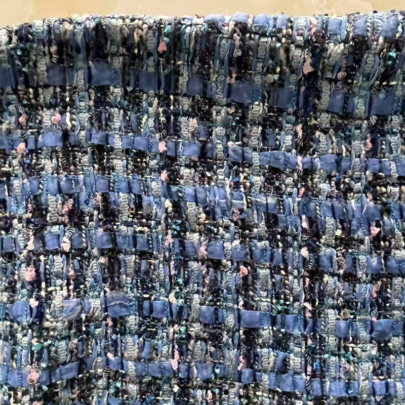 Blue Yarn-dyed Heavy Industry  - Sewing Tweed review and price