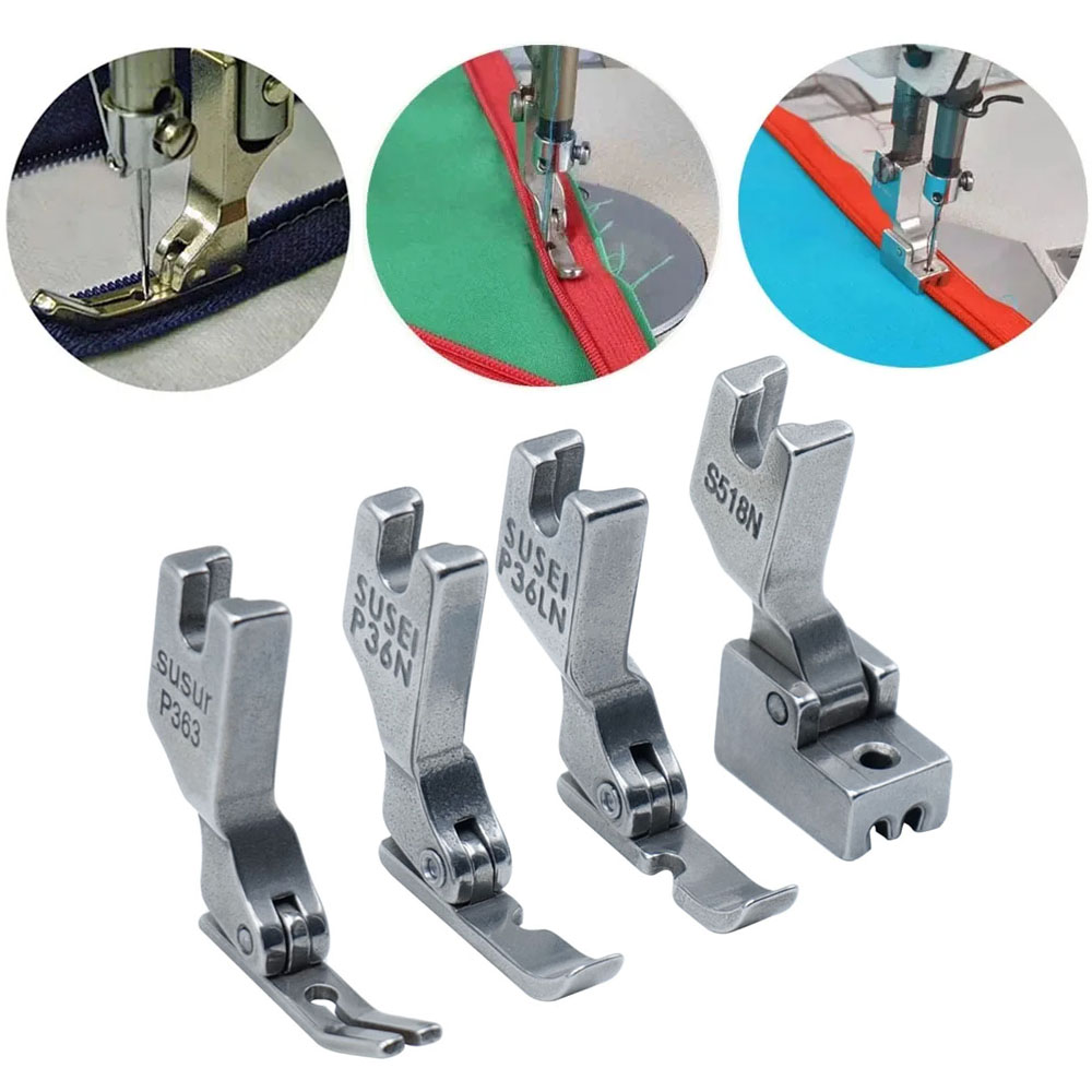 4 PCS/Set Zipper Presser Foot  - Zipper Foot Presser review and price