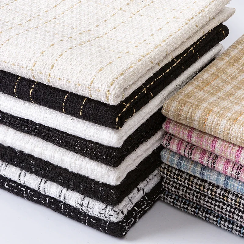 50cm Gold Silk Small Fragrance - Sewing Tweed Fabric review and price