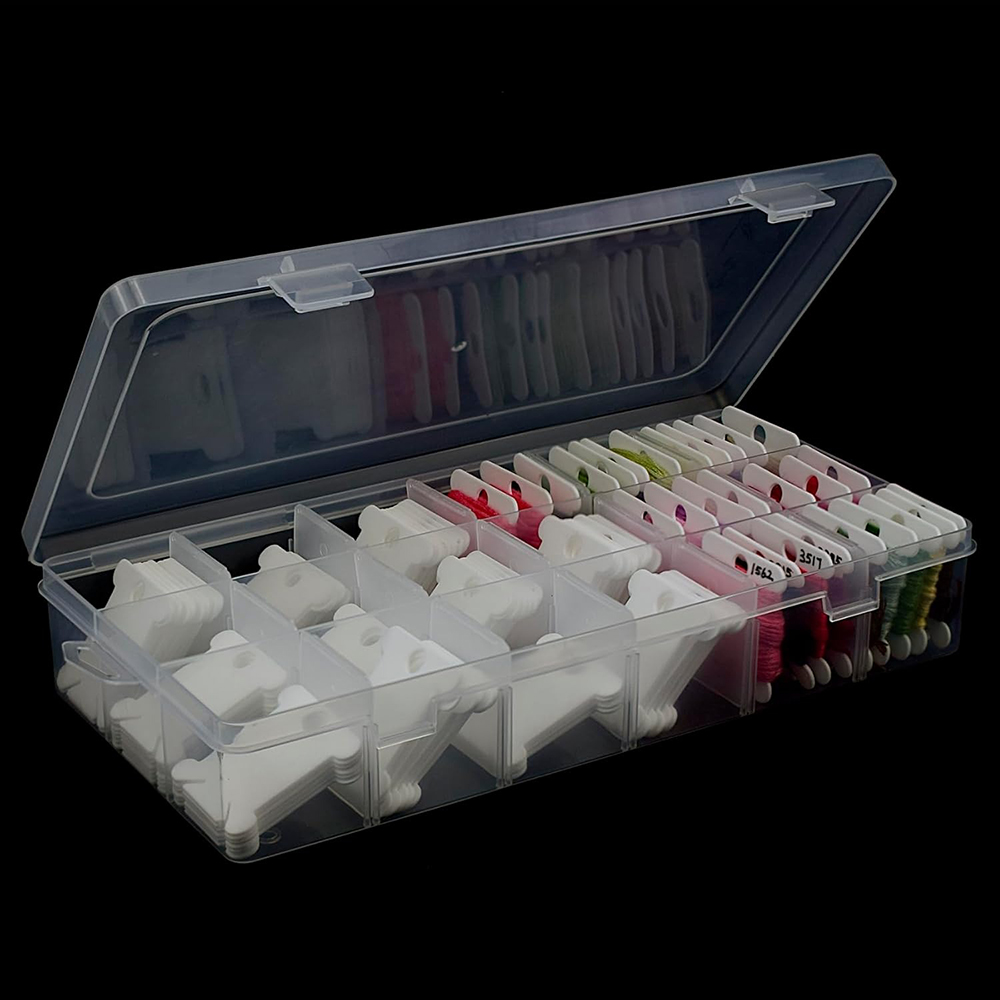 Embroidery Floss Organizer 18  - Bobbin Organizer Box review and price