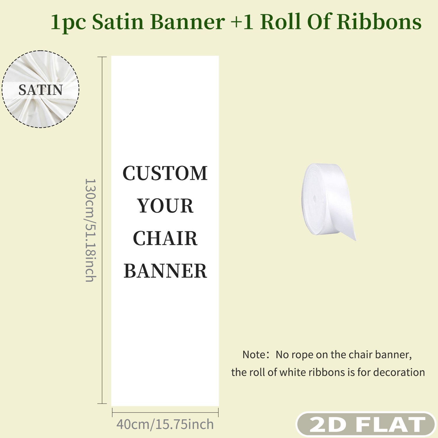 1pc Custom 2D FLAT Satin Memor - Sewing Custom review and price