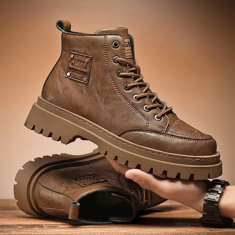 High Quality Men's Boots Platf - Sewing Nylon review and price