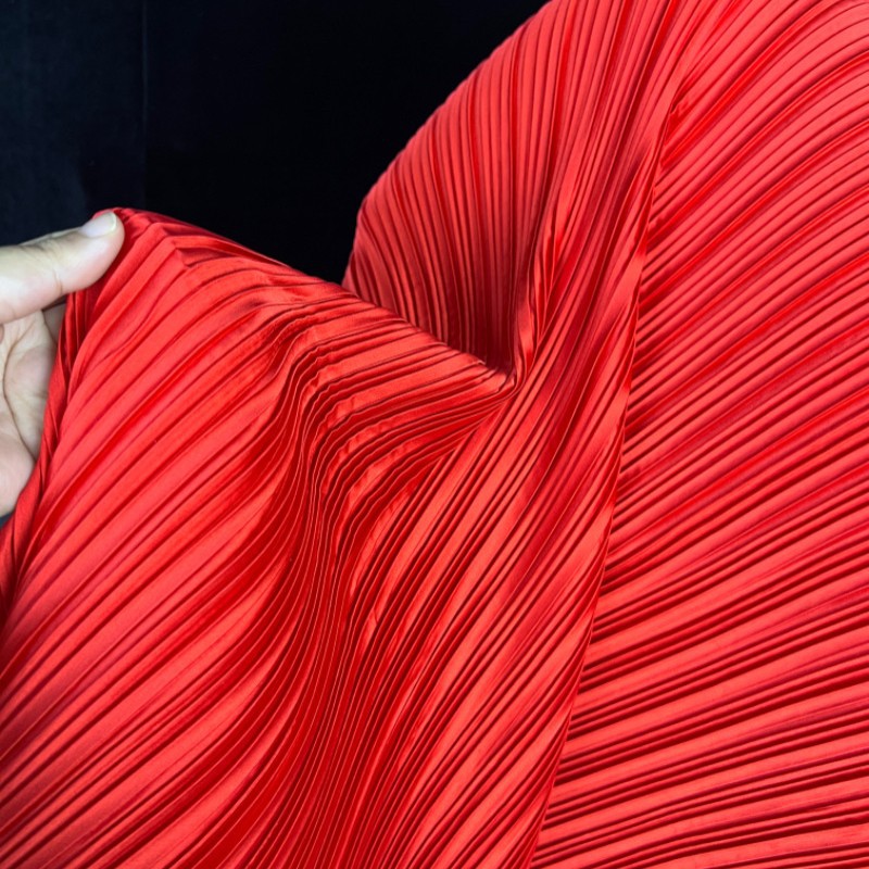 Stretch Imitation Silk Pleated - Textile For Sewing review and price