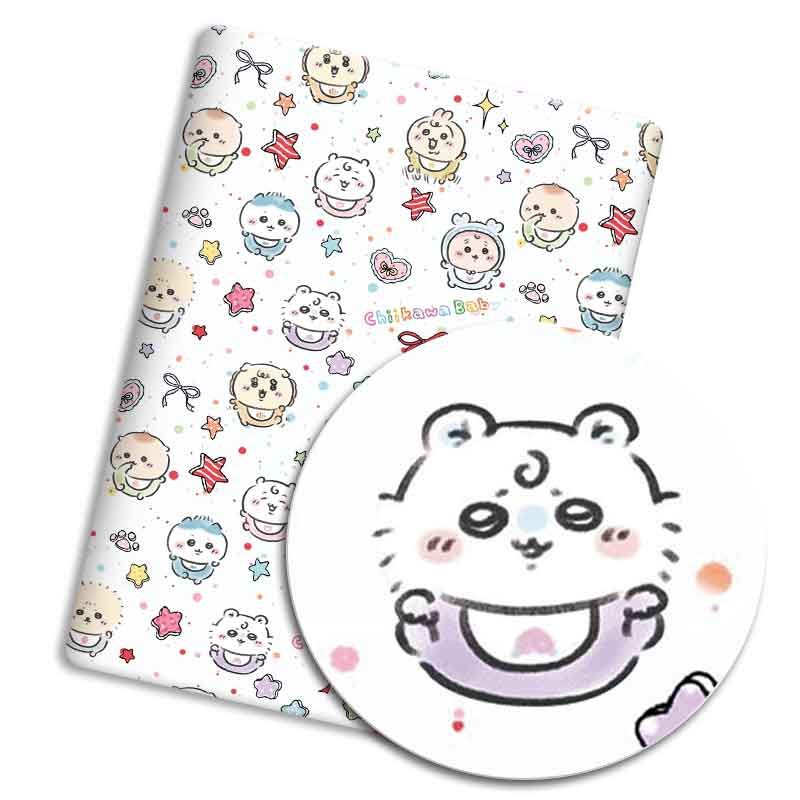 Cartoon Polyester fabric 140x5 - Textile For Sewing review and price
