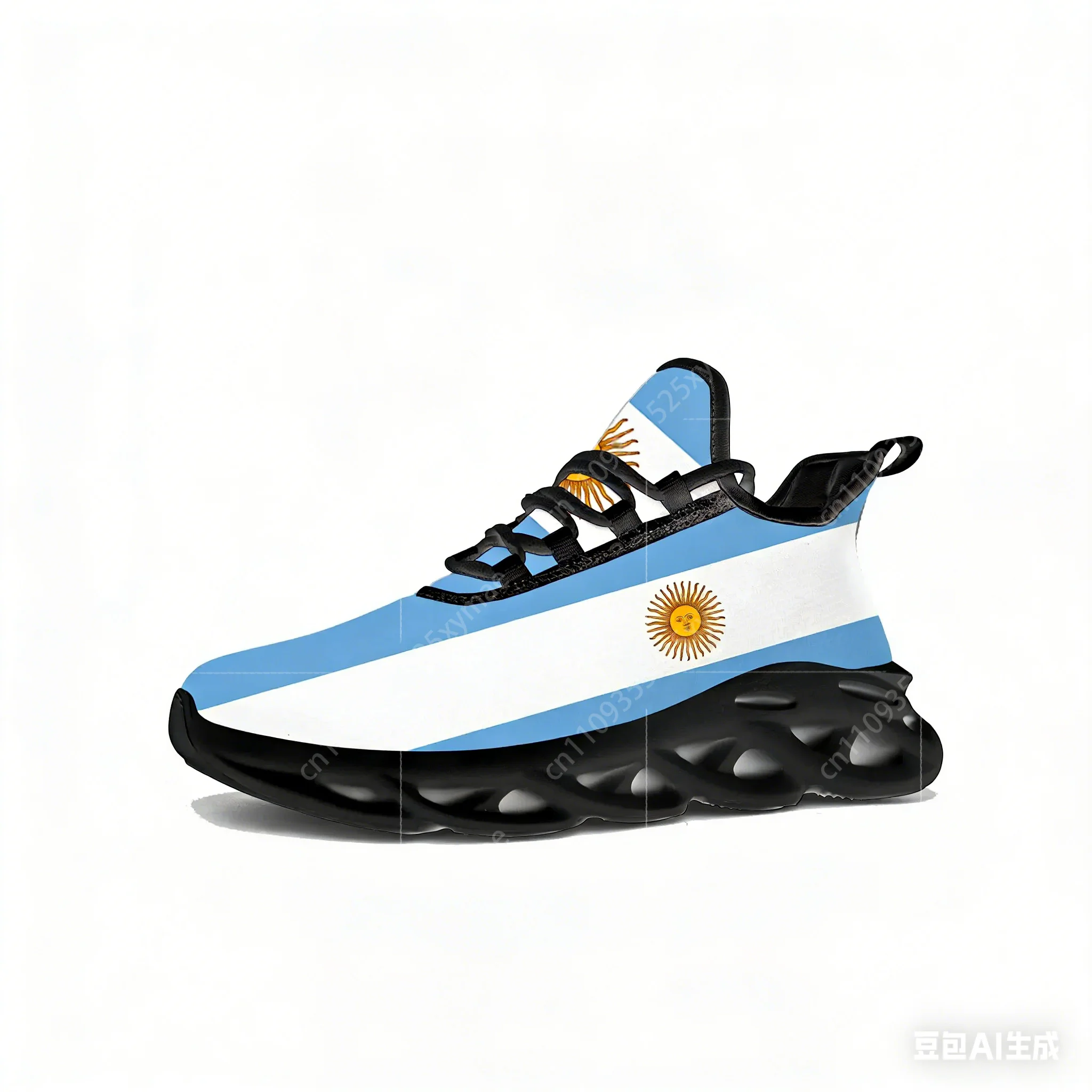 Argentine Flag Flats Sneakers  - Sewing Nylon review and price