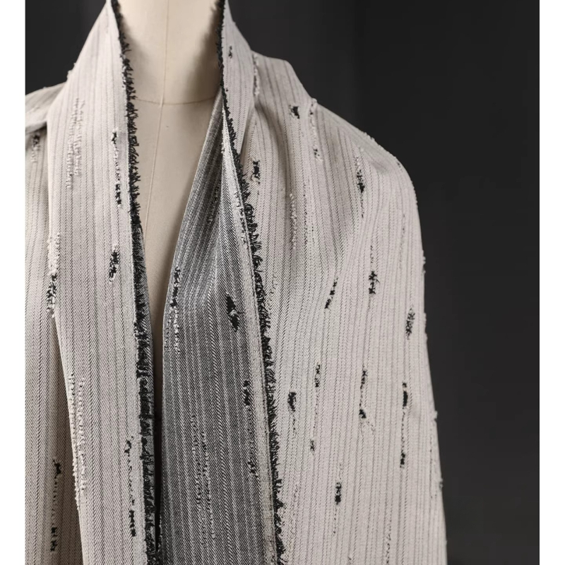 Striped Denim Cotton Jacquard  - Sewing Recycle review and price