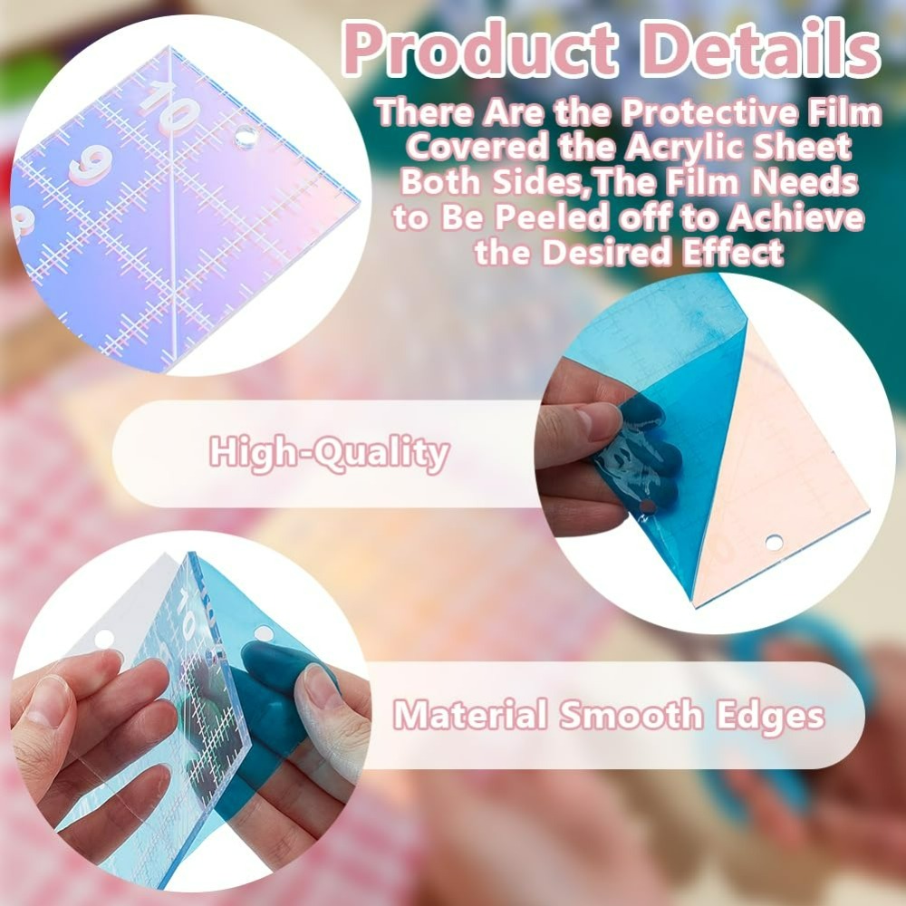 2pcs Quilting Acrylic Template - Textile Sewing Patterns review and price