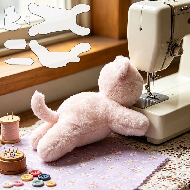 YOMDID 6pcs Lying Fluffy Kitte - Sewing Custom review and price