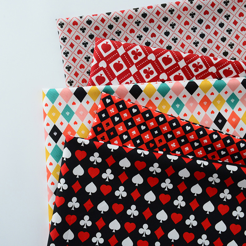 Ins Poker Element Cotton Digit - Textile For Sewing review and price