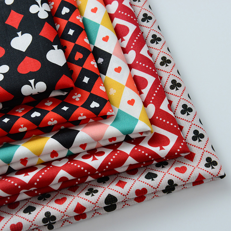 Ins Poker Element Cotton Digit - Textile For Sewing review and price