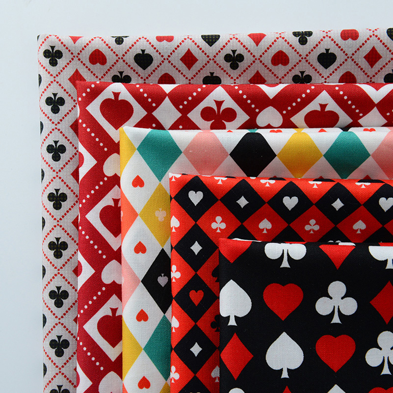 Ins Poker Element Cotton Digit - Textile For Sewing review and price