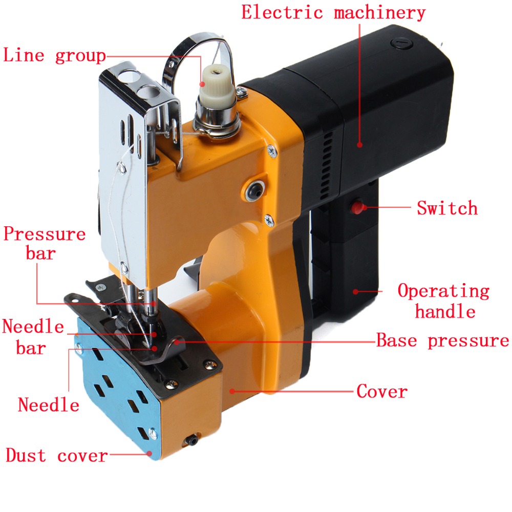 Electric Woven Bag Closing Mac - Sewing Machine In Textile Industry review and price