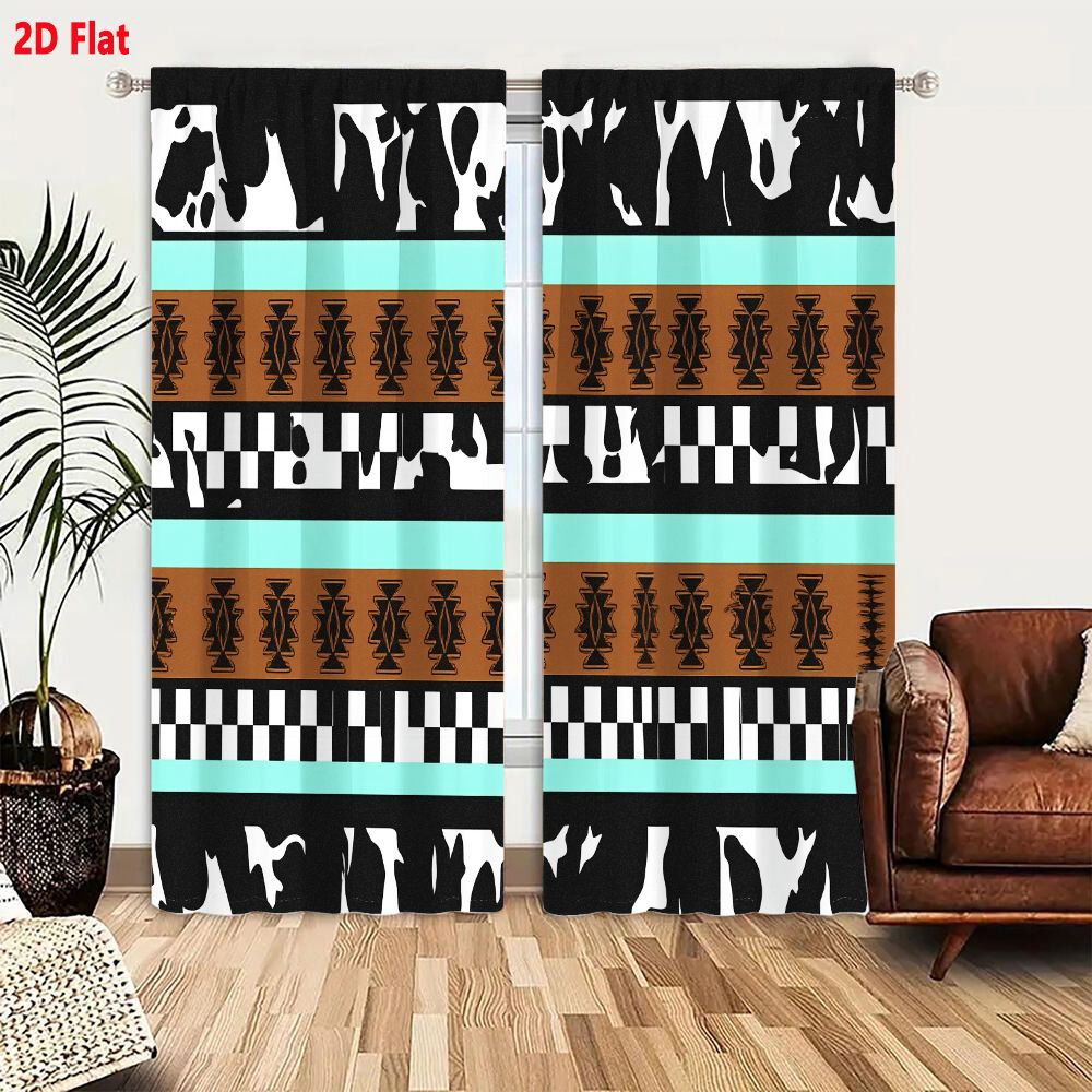 2Pcs Curtains 2D Flat Geometri - Century Textile & Sewing Supply Saskatoon Sk review and price