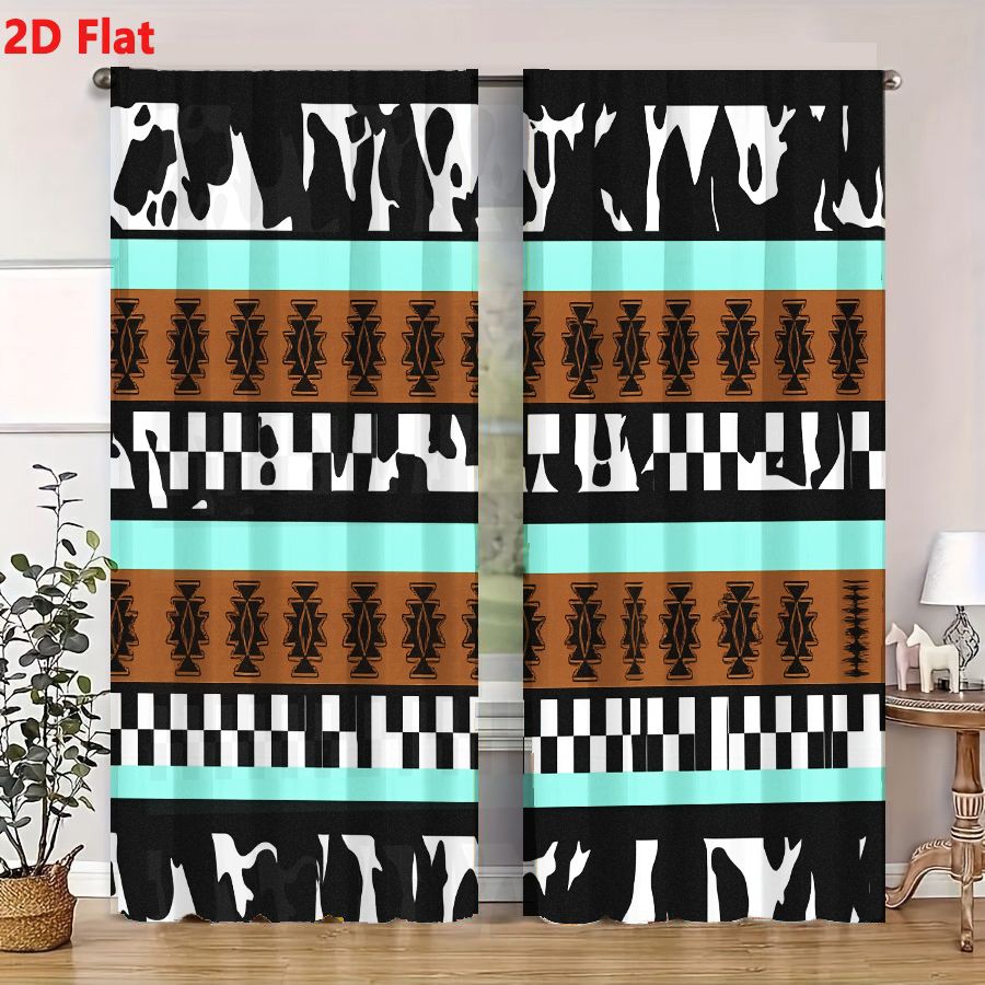 2Pcs Curtains 2D Flat Geometri - Century Textile & Sewing Supply Saskatoon Sk review and price