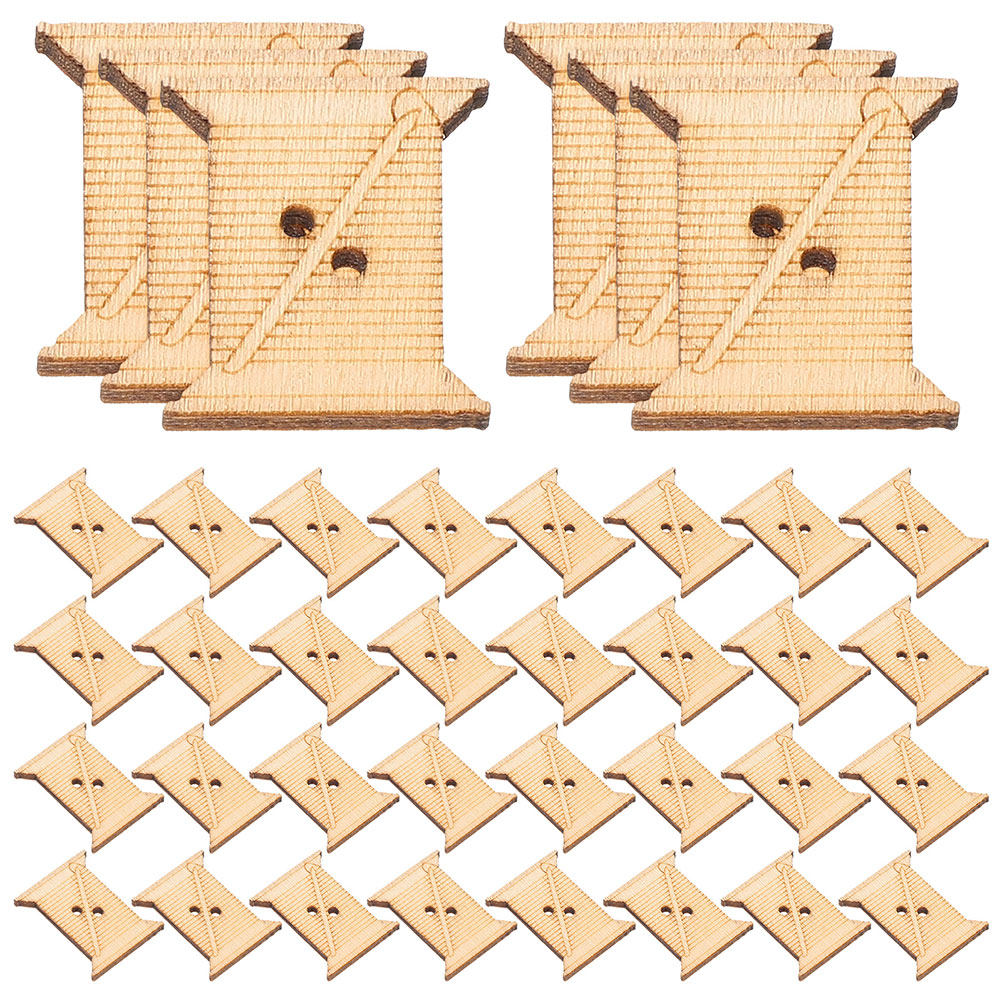 100Pcs Wooden Embroidery Floss - Bobbin Organizer Box review and price