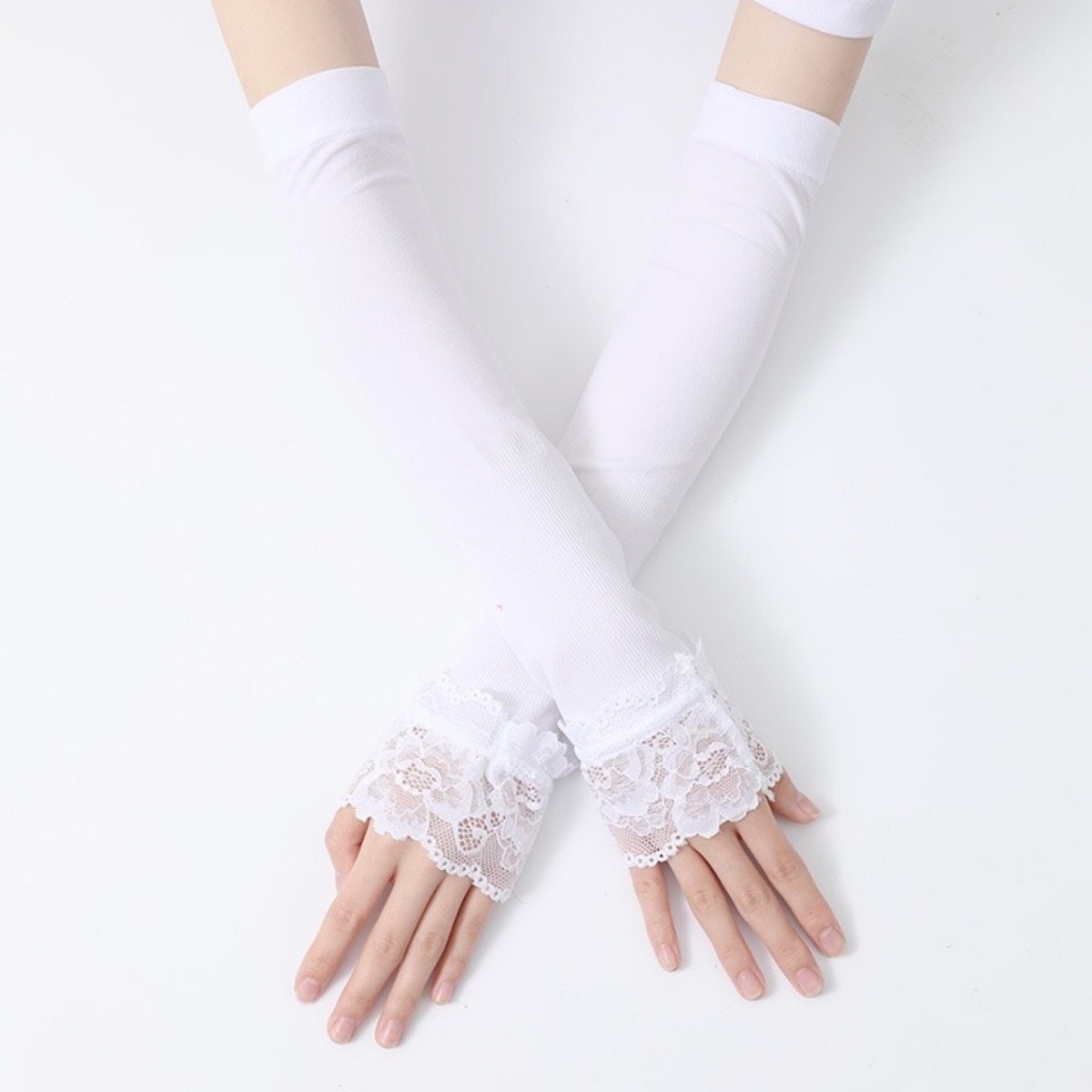 Women Long Elastic Arm Sleeve  - Sewing Nylon review and price