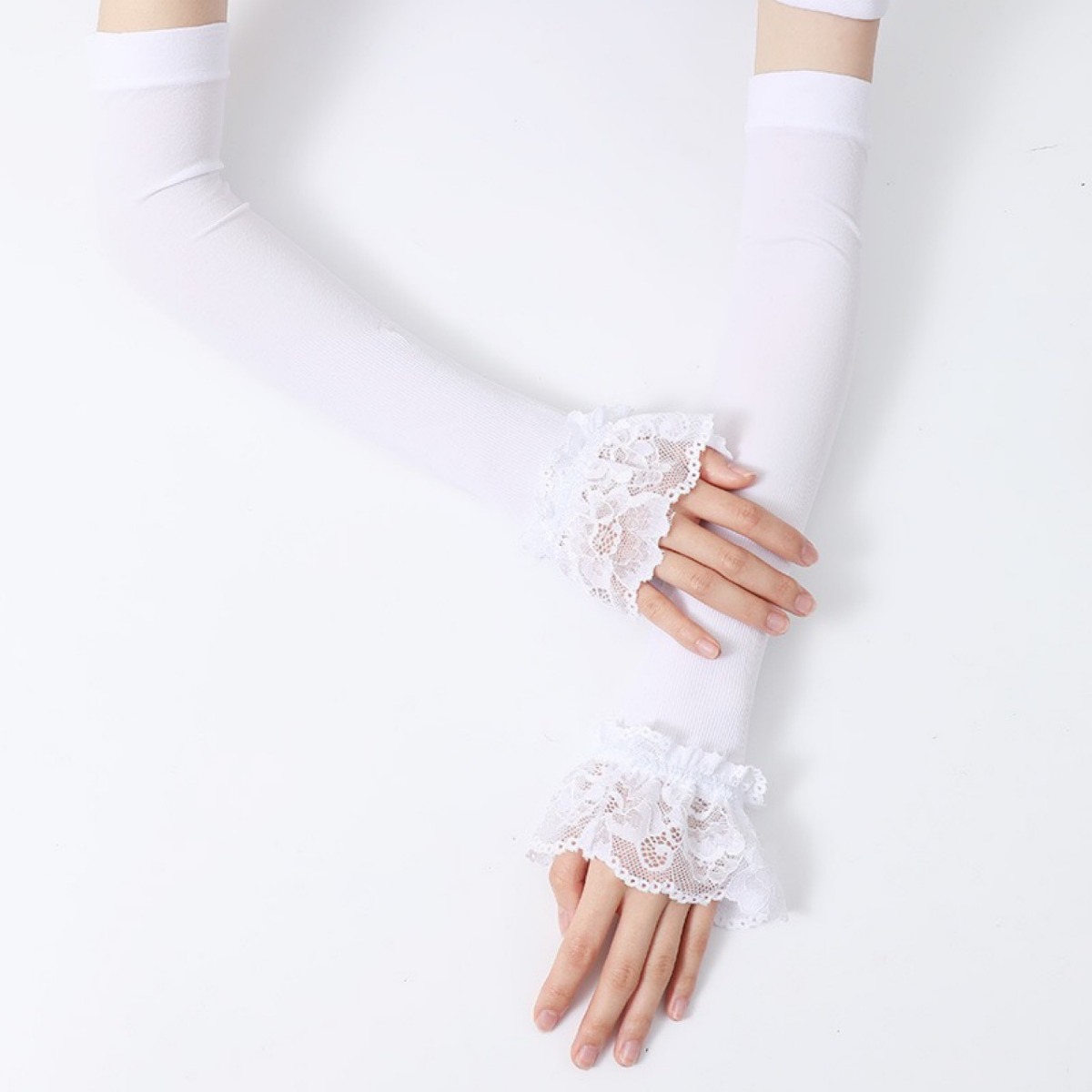 Women Long Elastic Arm Sleeve  - Sewing Nylon review and price