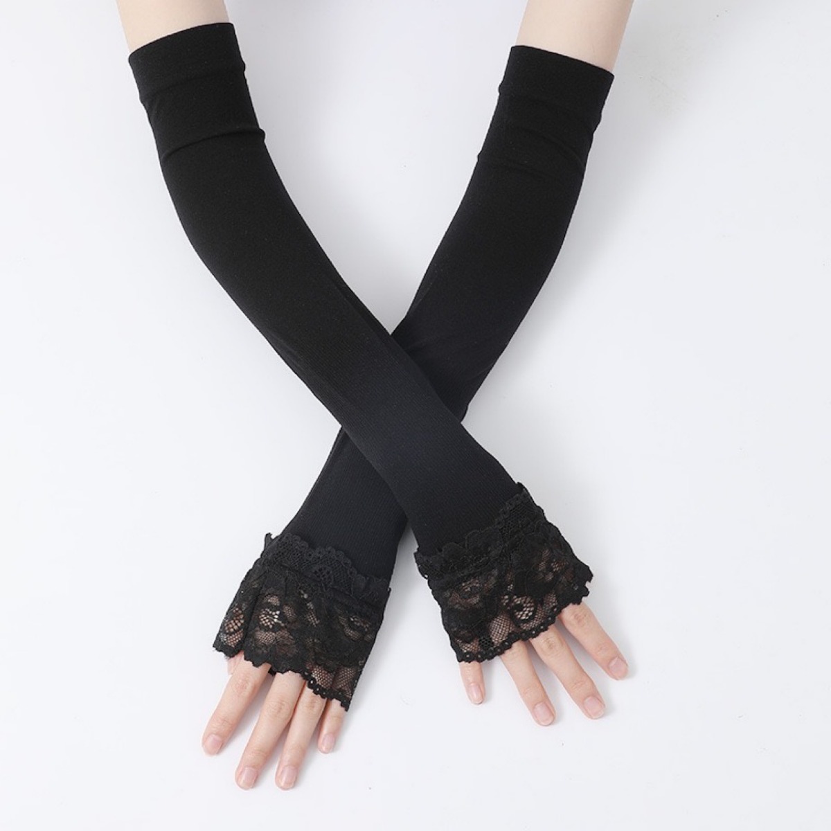Women Long Elastic Arm Sleeve  - Sewing Nylon review and price