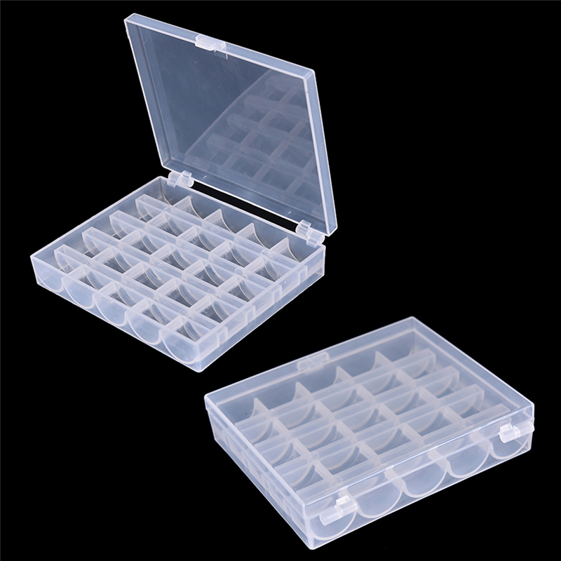 25 Spools Empty Bobbins Case O - Bobbin Organizer Box review and price