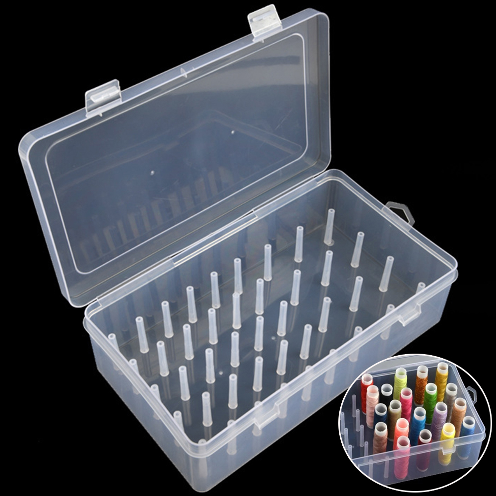 New Sewing Thread Box 42 Piece - Bobbin Organizer Box review and price
