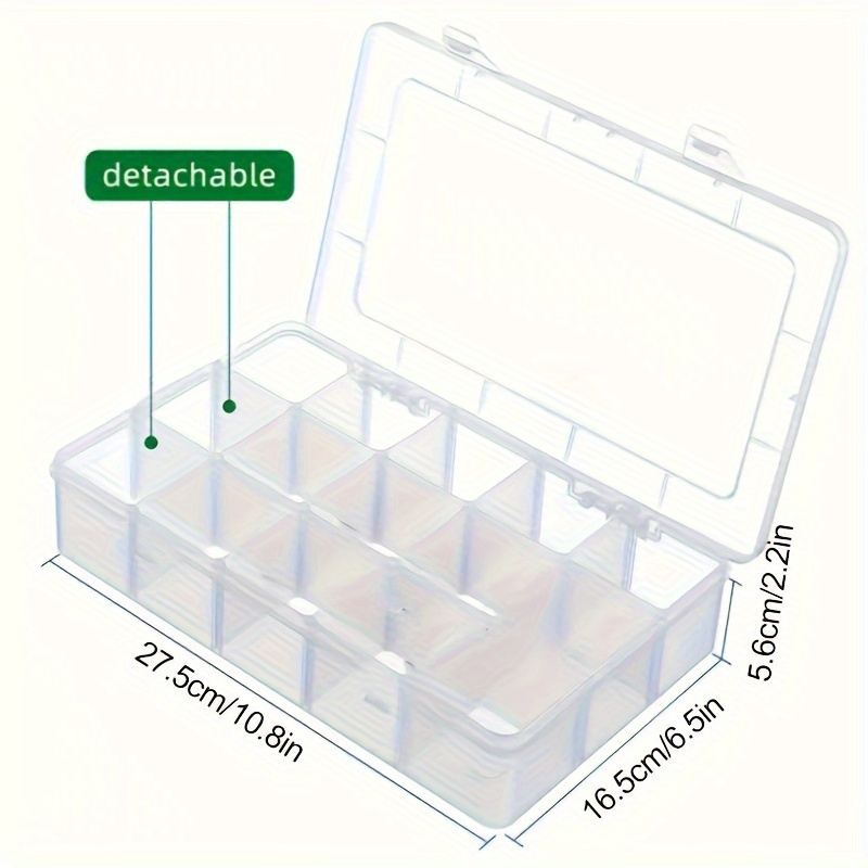 Portable 15-Compartment Sewing - Bobbin Organizer Box review and price