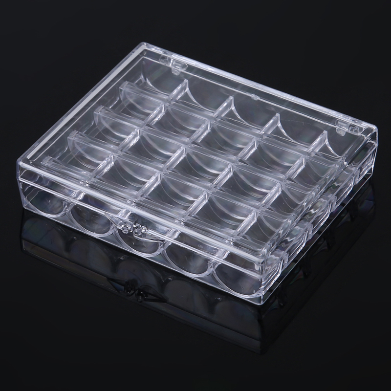 1pc 25 Spools Empty Bobbins St - Bobbin Organizer Box review and price