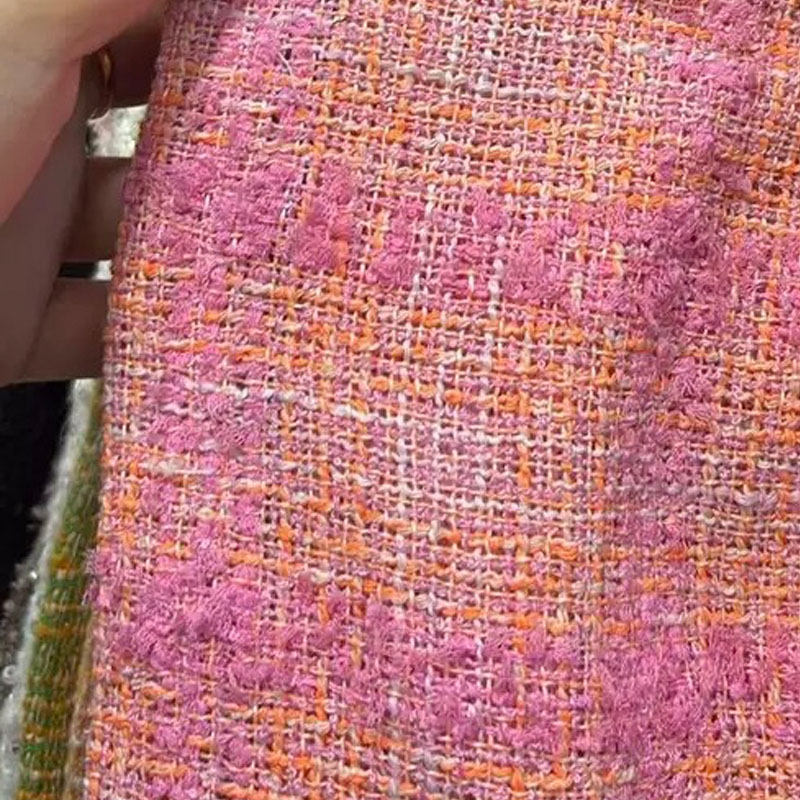 Pink and Orange Lattice With R - Sewing Tweed review and price