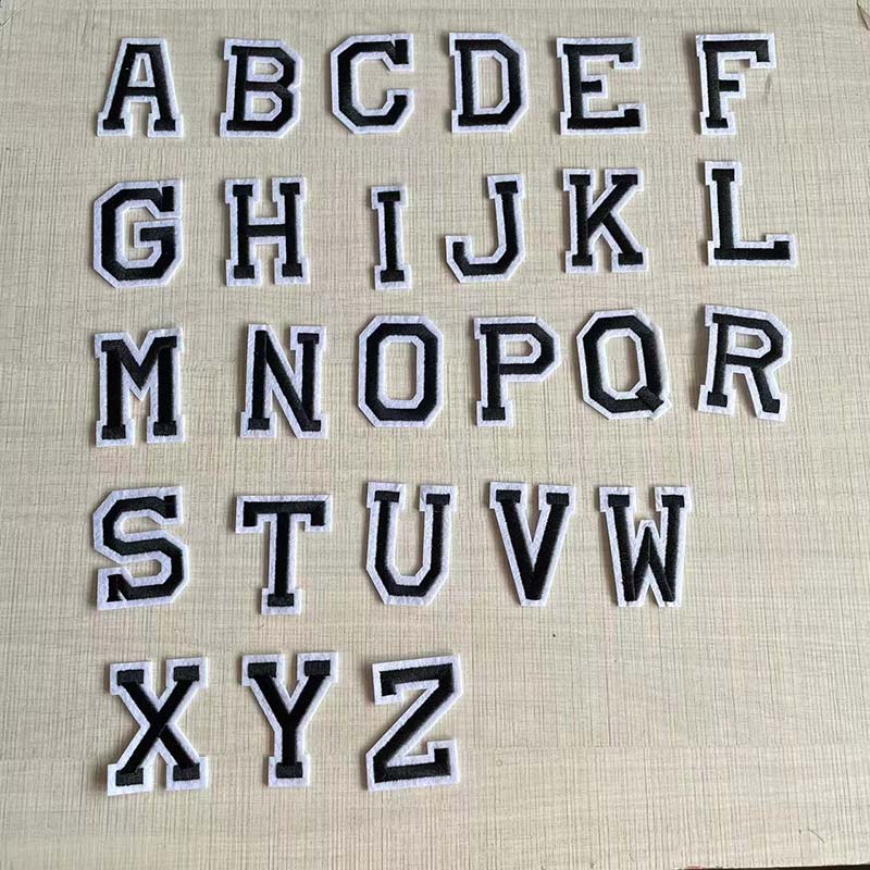 10PCS,26PCS/A~Z Black Alphabet - Interfacing Iron On review and price