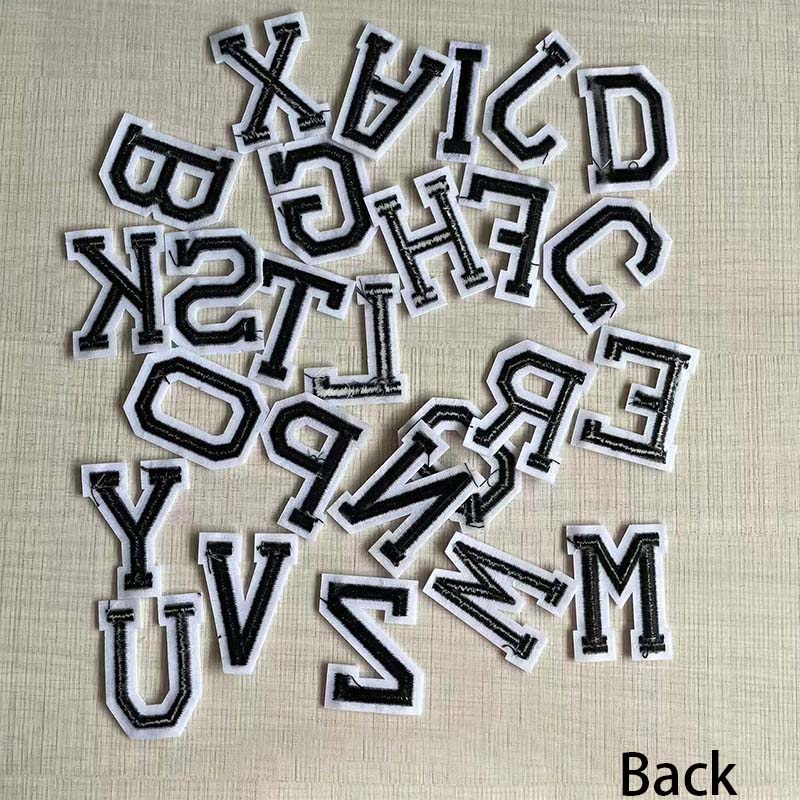 10PCS,26PCS/A~Z Black Alphabet - Interfacing Iron On review and price