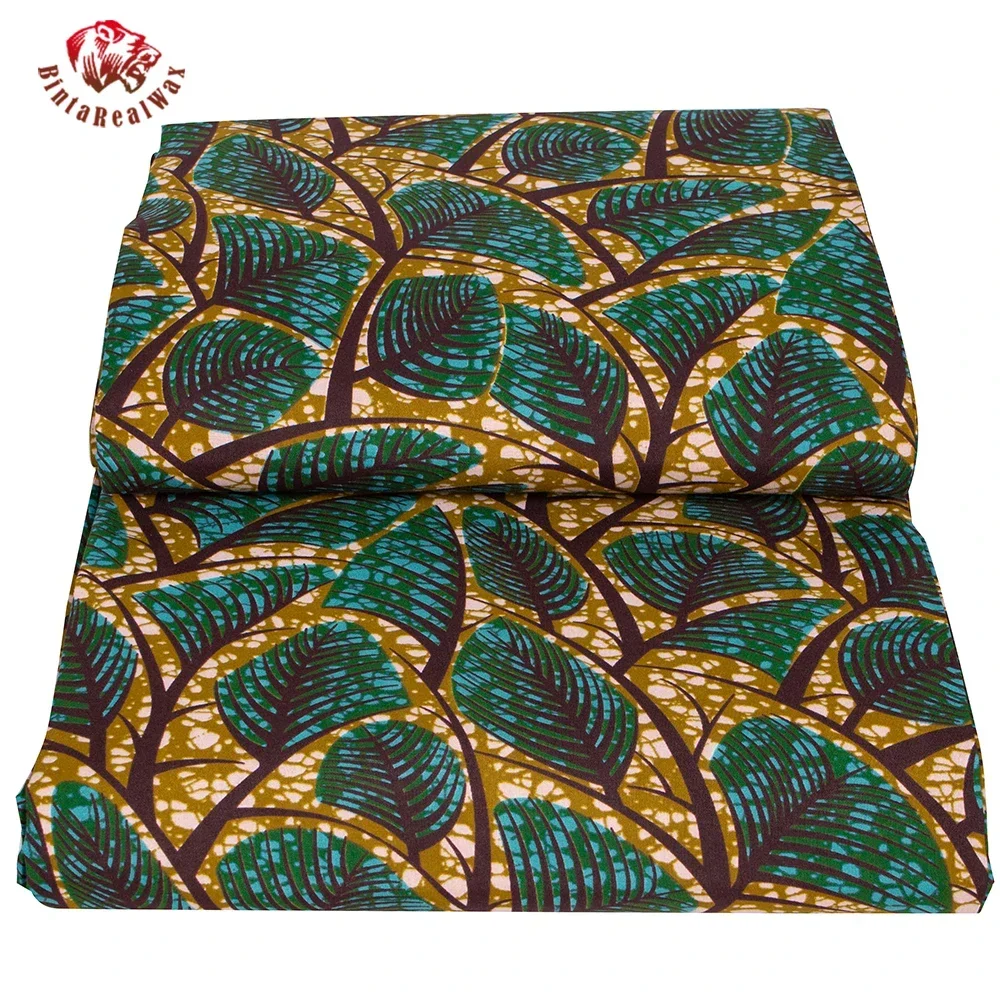 Ankara African Print Leaf Patt - Textile Sewing Patterns review and price