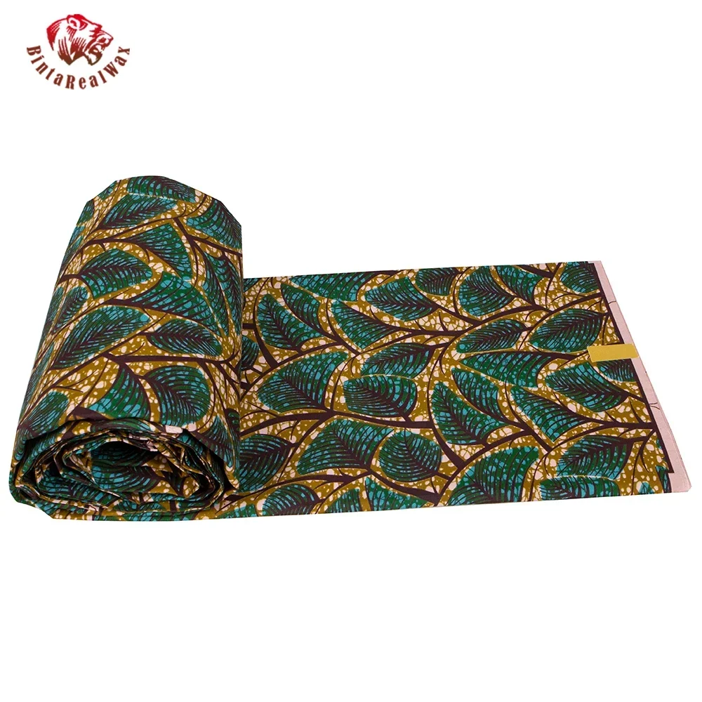 Ankara African Print Leaf Patt - Textile Sewing Patterns review and price