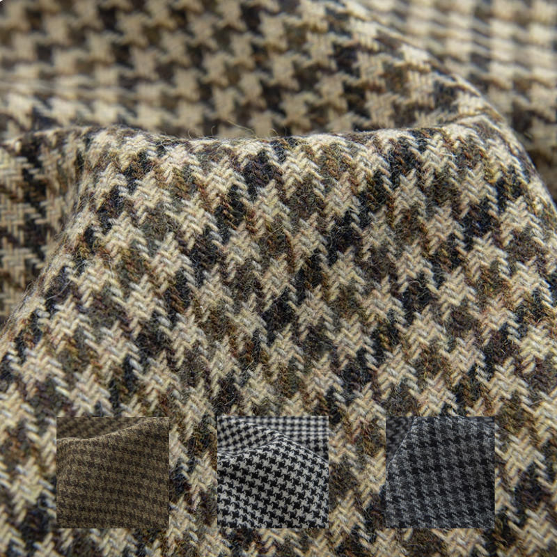 Light Coffee Small Houndstooth - Sewing Tweed review and price