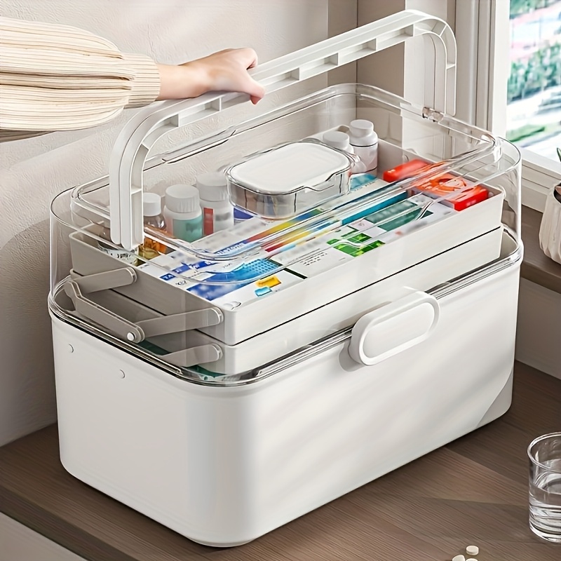 Large Capacity Clear Lid Medic - Bobbin Organizer Box review and price