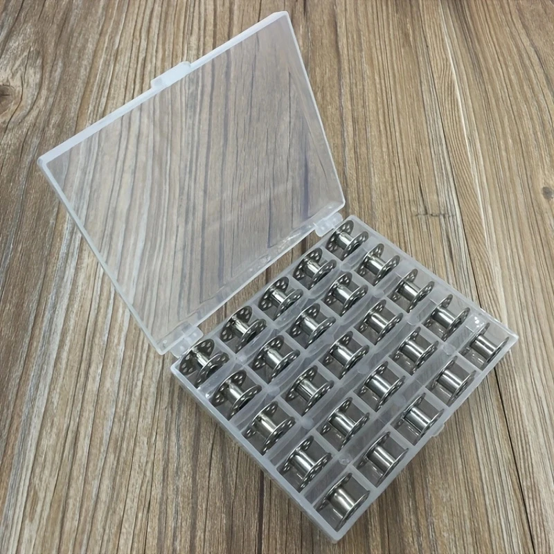 25Pcs/Set Empty Bobbins Sewing - Bobbin Organizer Box review and price