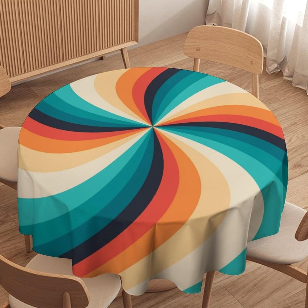 Vintage Groovy Swirl Round Tab - Century Textile & Sewing Supply Saskatoon Sk review and price