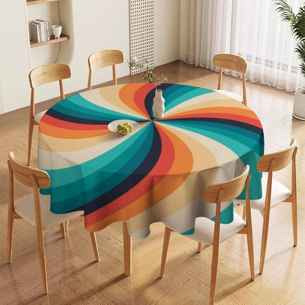 Vintage Groovy Swirl Round Tab - Century Textile & Sewing Supply Saskatoon Sk review and price