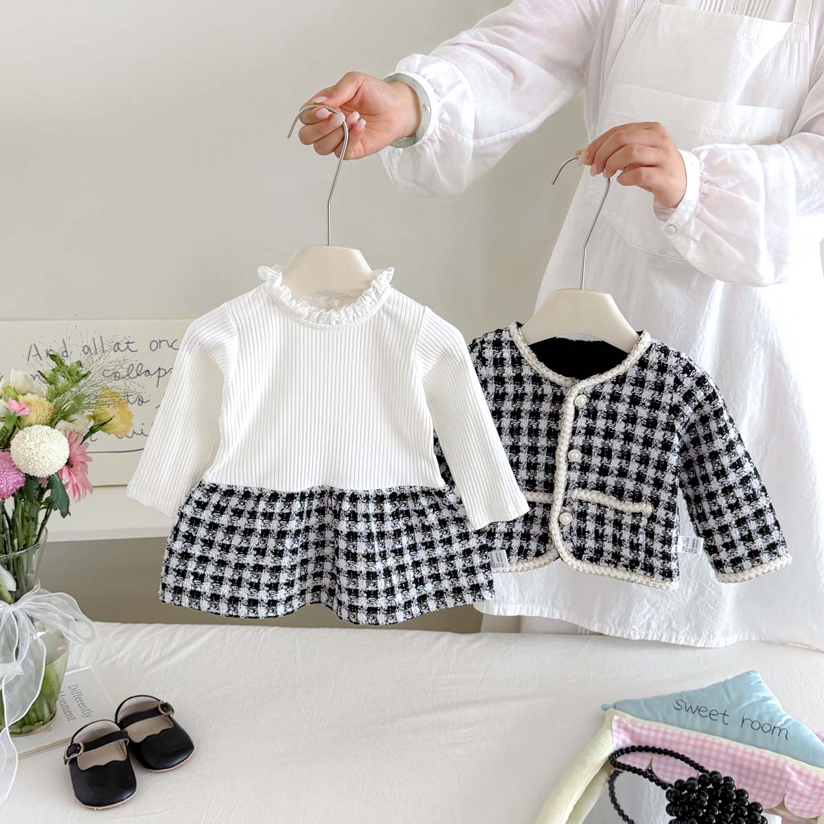 Autumn and Winter Black and Wh - Sewing Tweed review and price