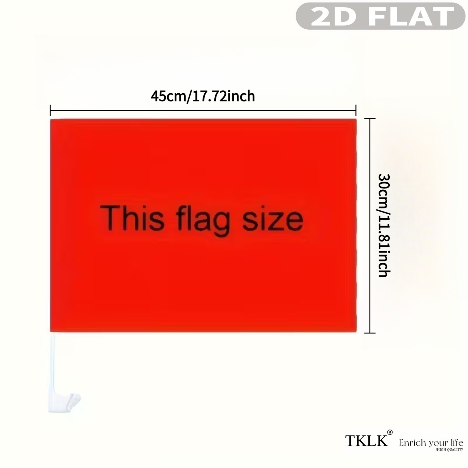 1pc / 5pcs Customize Car Flag  - Sewing Custom review and price