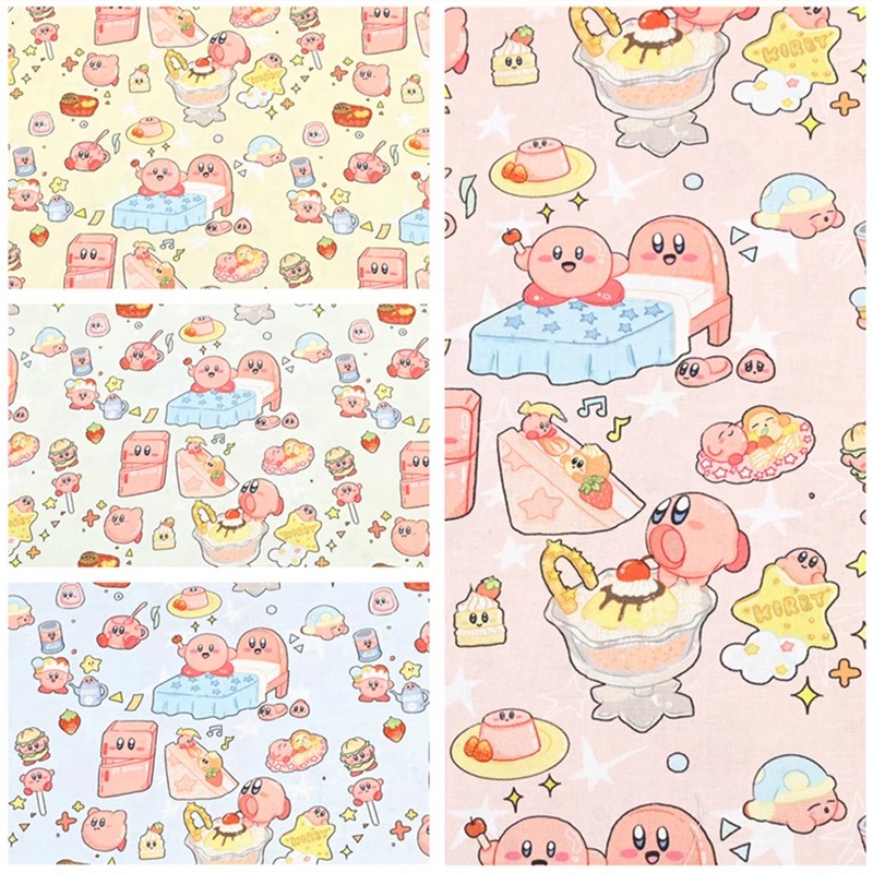 Cartoon Kirby 100 Cotton Fabri - Textile For Sewing review and price