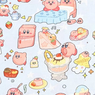 Cartoon Kirby 100 Cotton Fabri - Textile For Sewing review and price